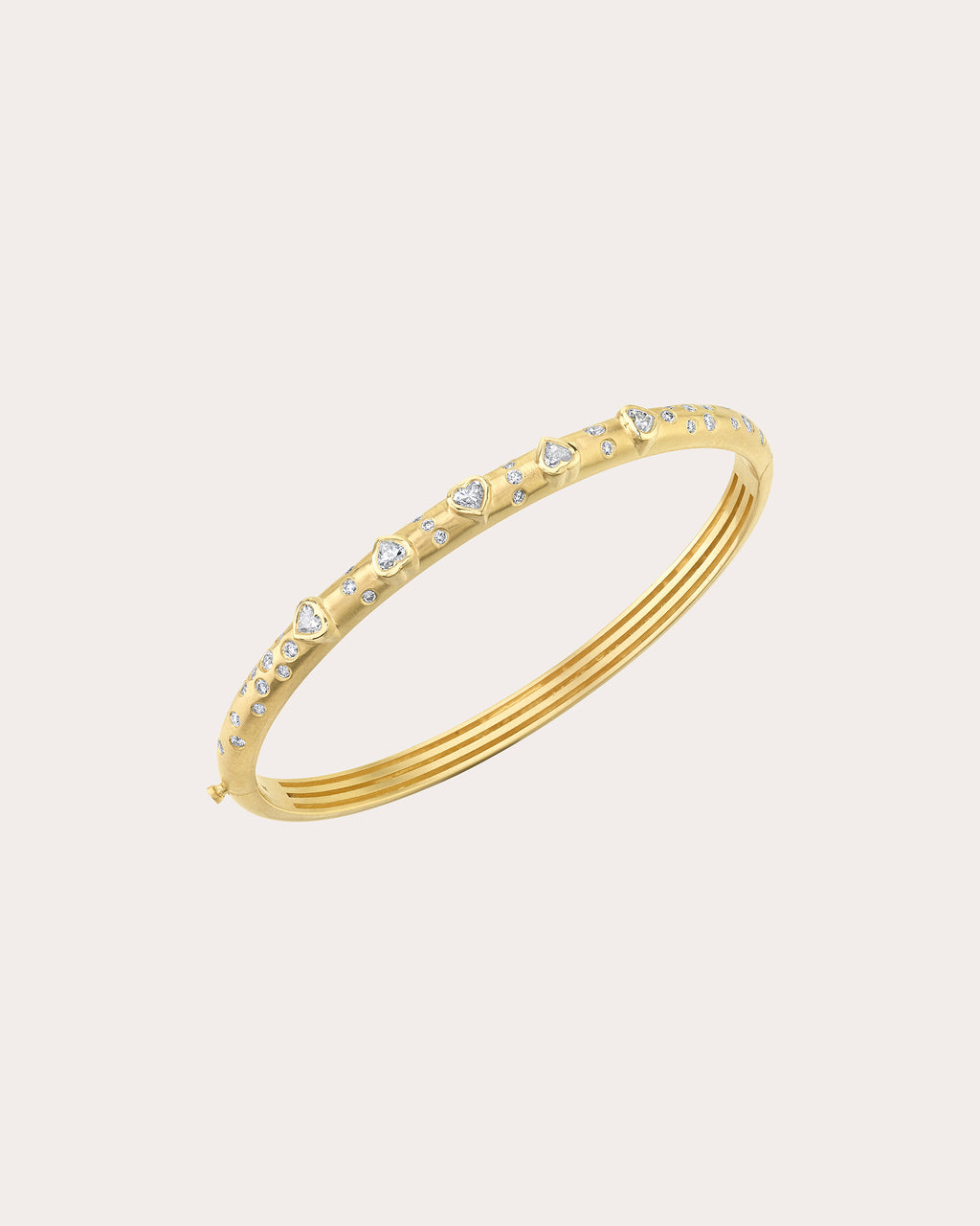 Diamond & 18k Gold Queen Of Hearts Bracelet