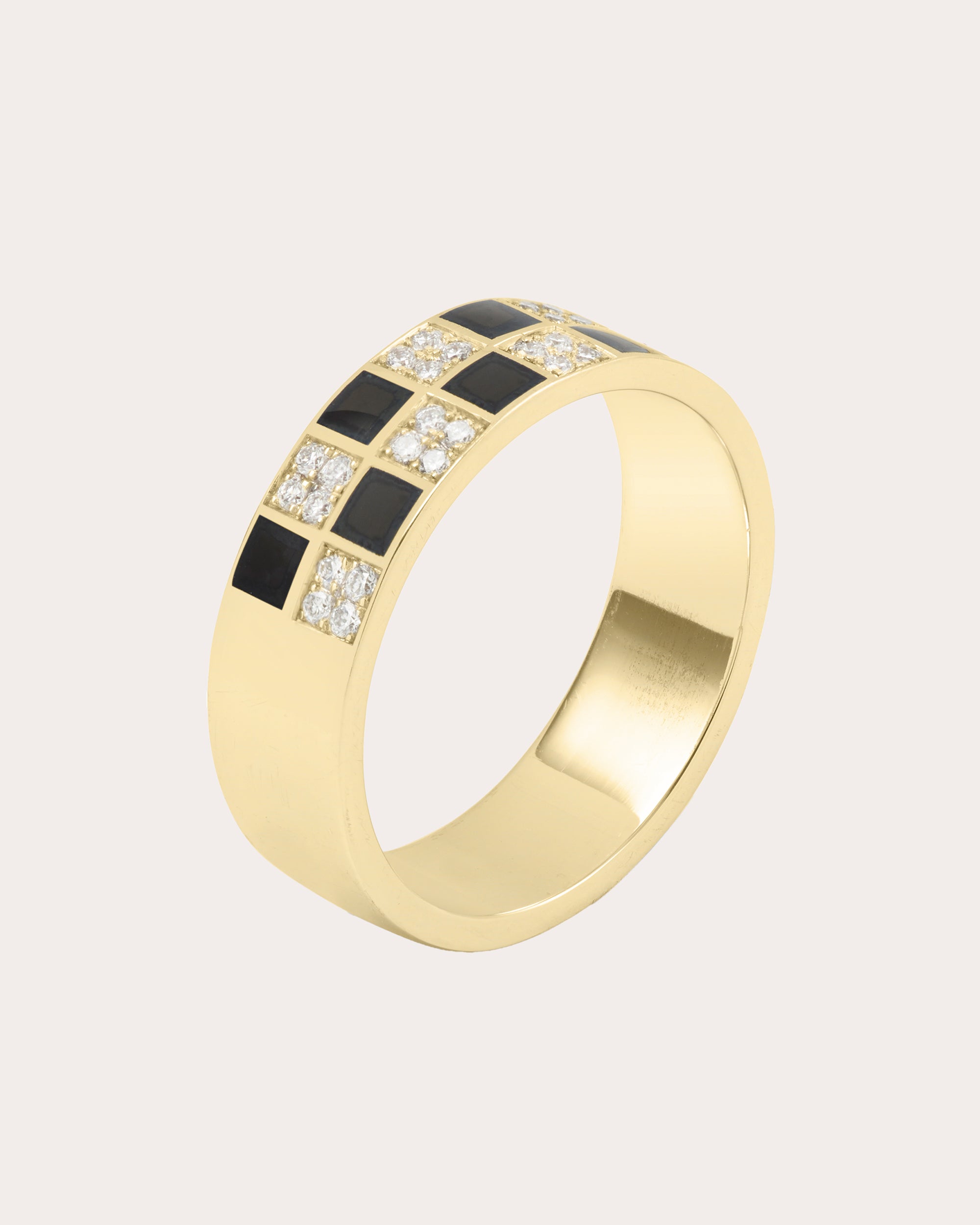 Diamond & 18k Gold Illusion Band Ring
