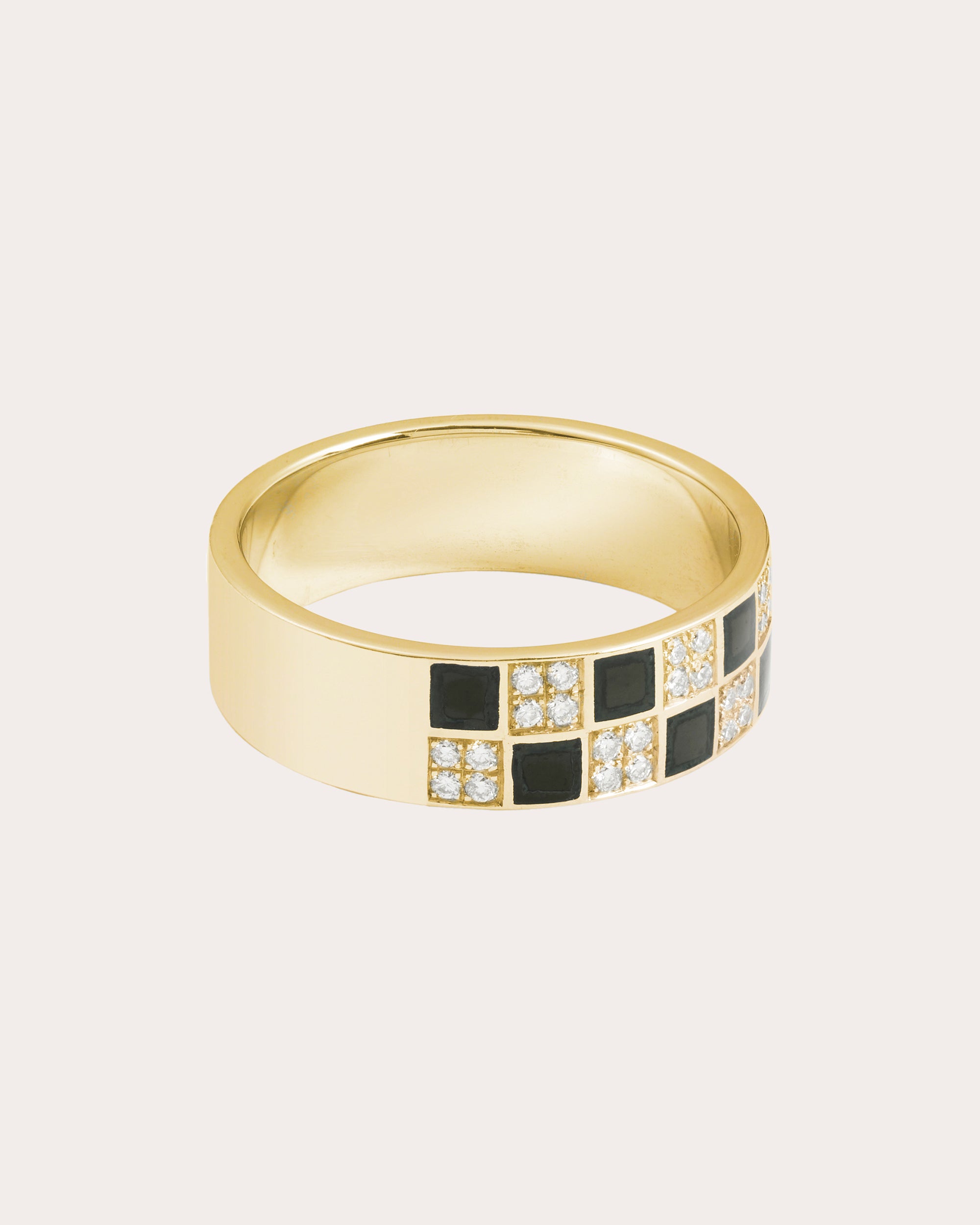 Diamond & 18k Gold Illusion Band Ring