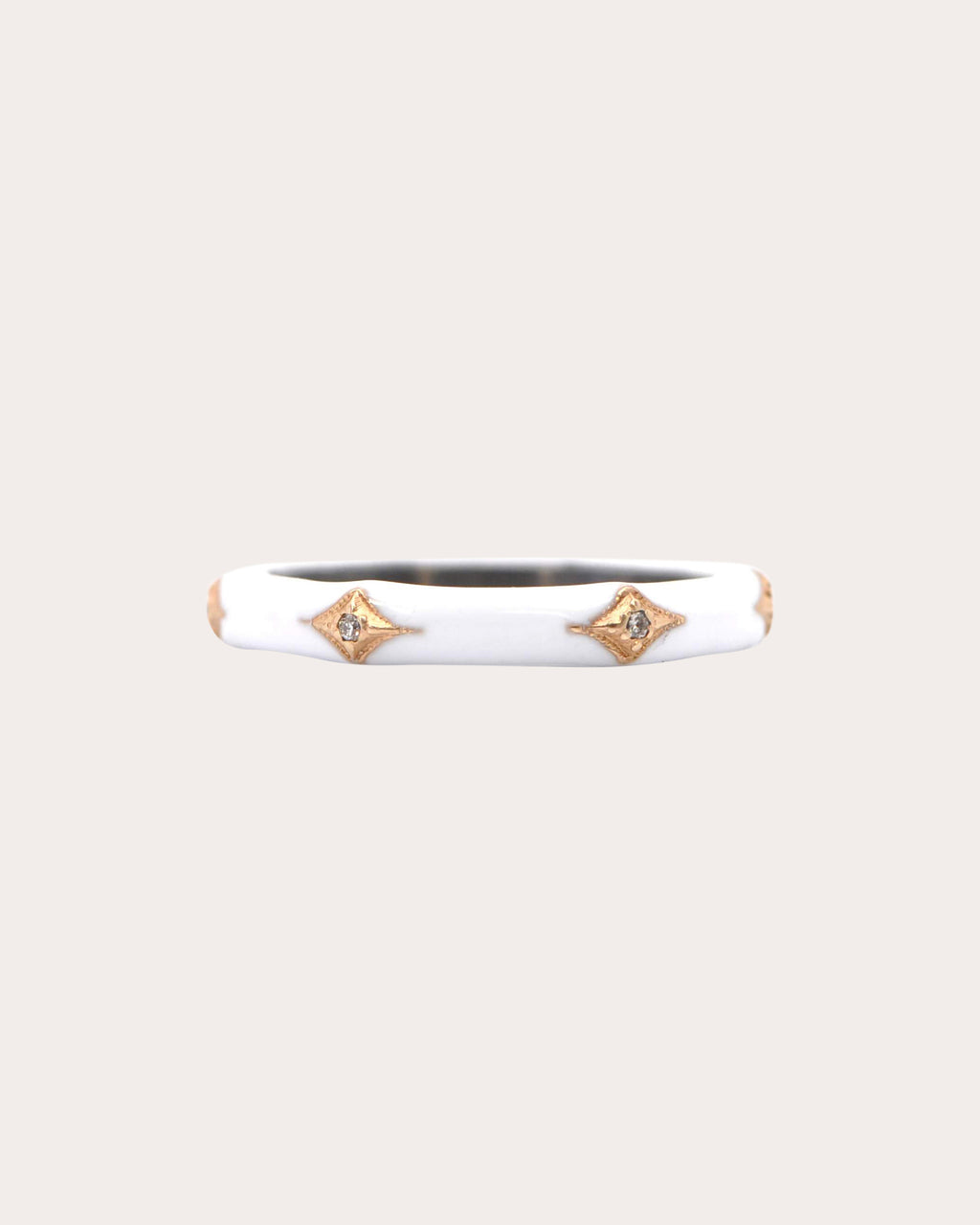 Diamond & 18k Gold Crivelli Stackable Ring