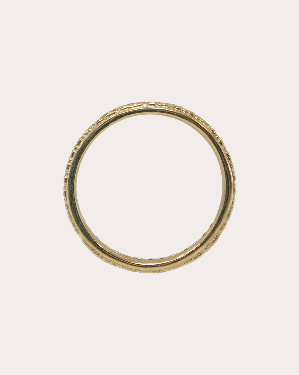 White Sapphire & 18k Gold Sueno Band Ring