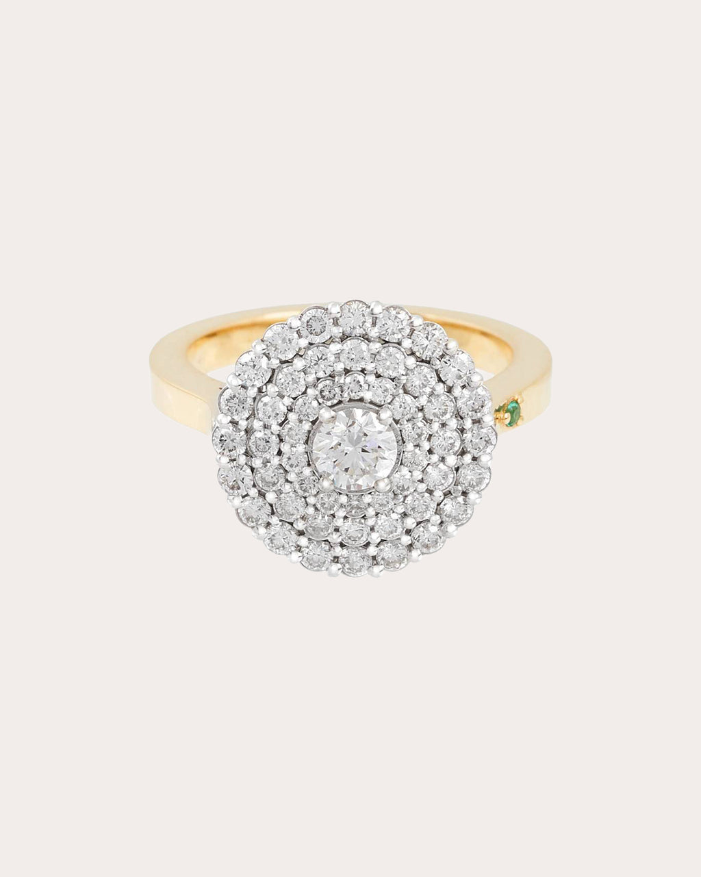 Diamond & 18k Gold Fatima Ring