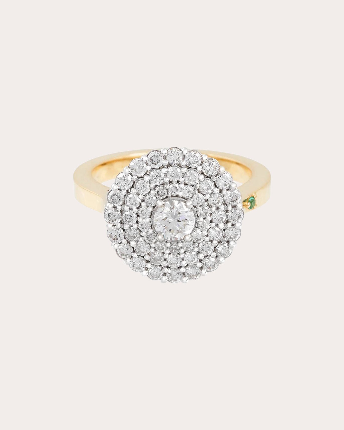 Diamond & 18k Gold Fatima Ring