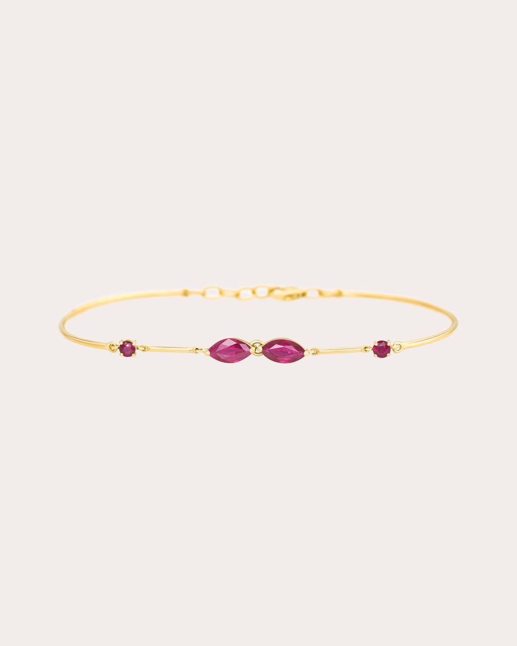 Ruby & 18k Gold Duo Bracelet
