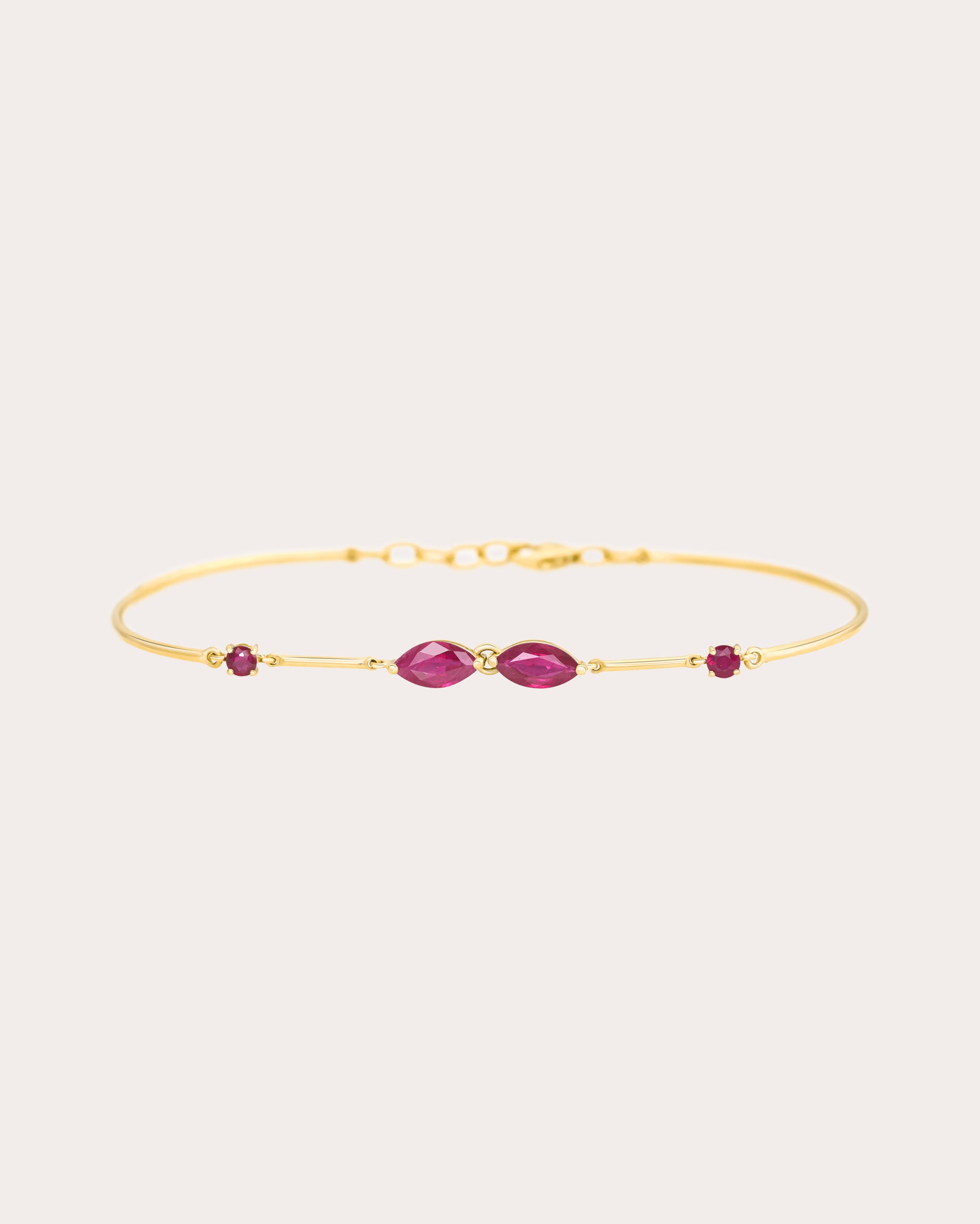 Ruby & 18k Gold Duo Bracelet