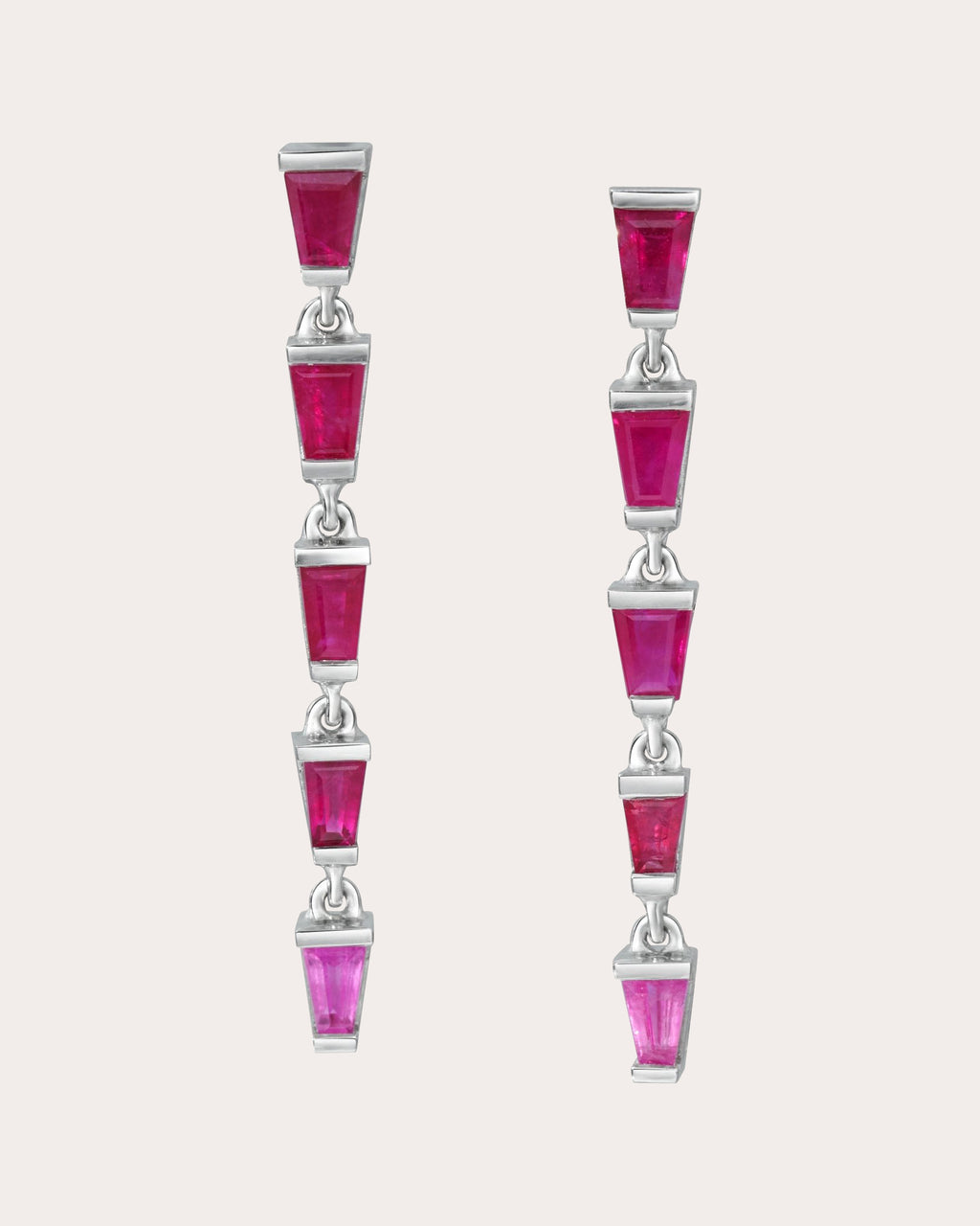Ruby Streaming Drop Earrings