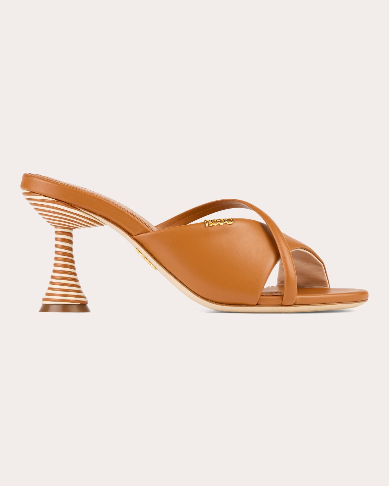 Mabella 80 Leather Asymmetric Sandal
