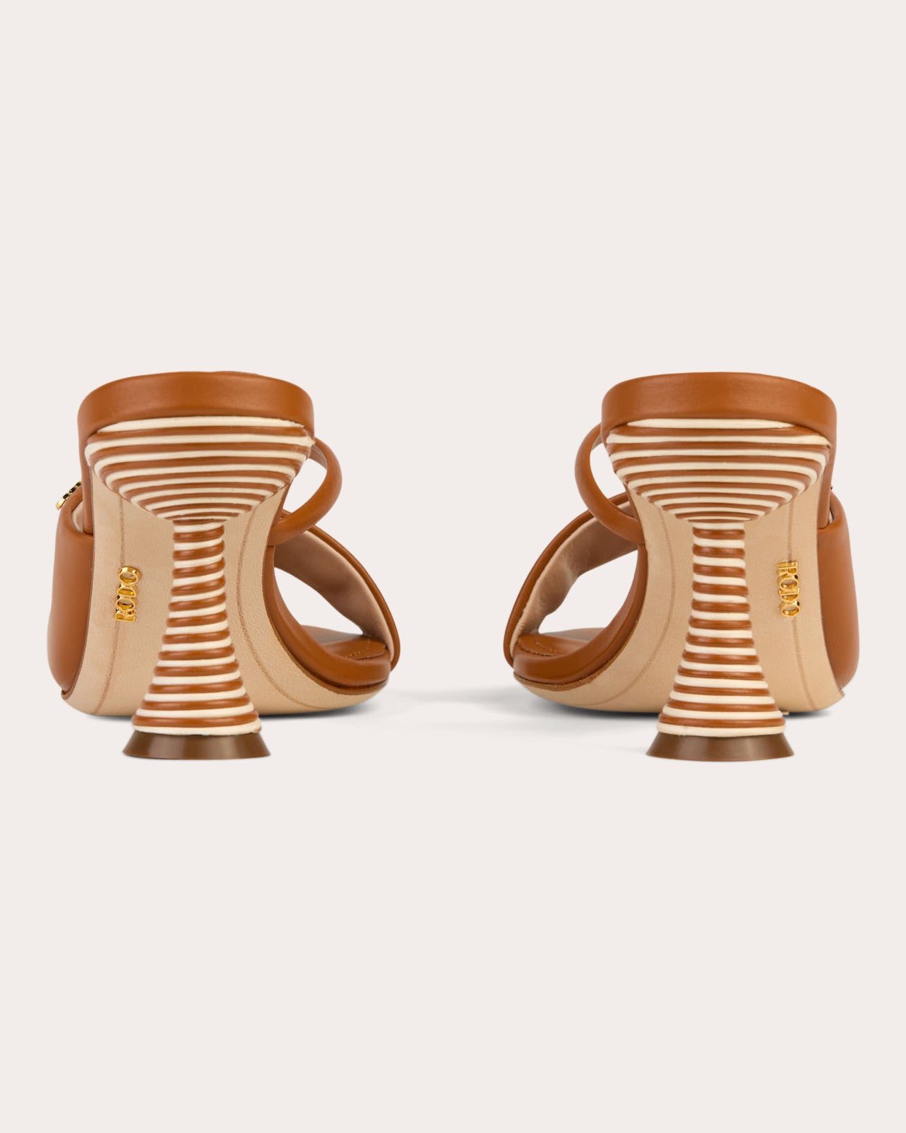 Mabella 80 Leather Asymmetric Sandal