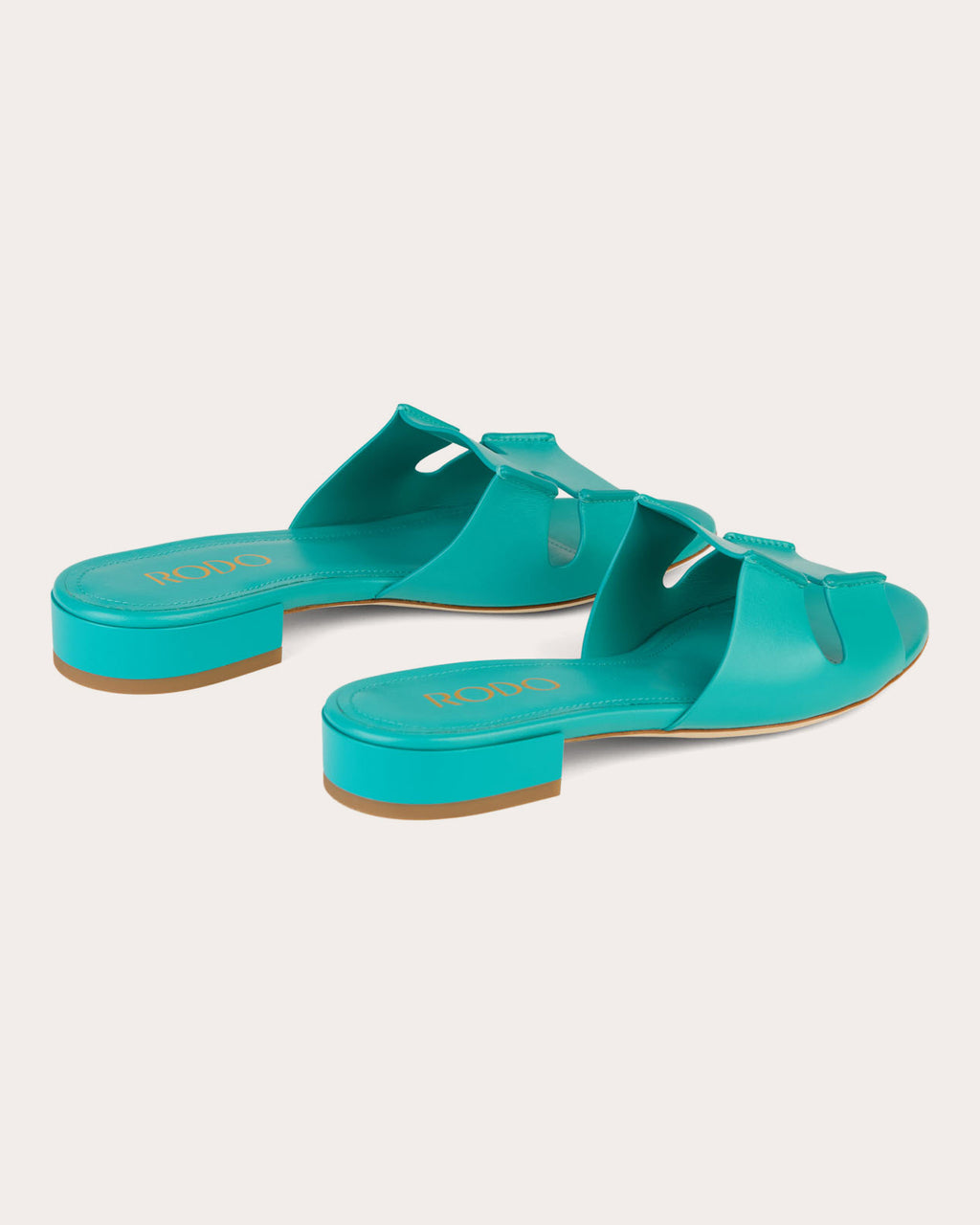 New Sellier Laser-Cut Leather Sandal