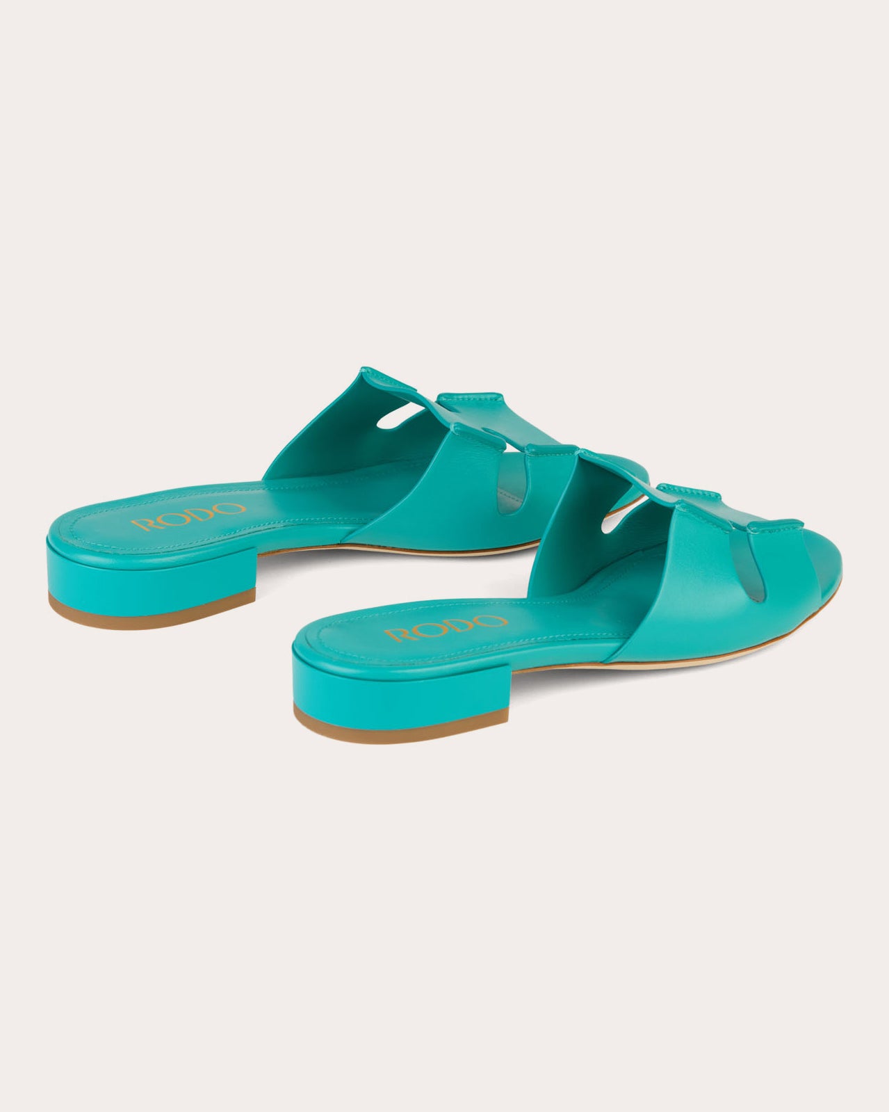 New Sellier Laser-Cut Leather Sandal