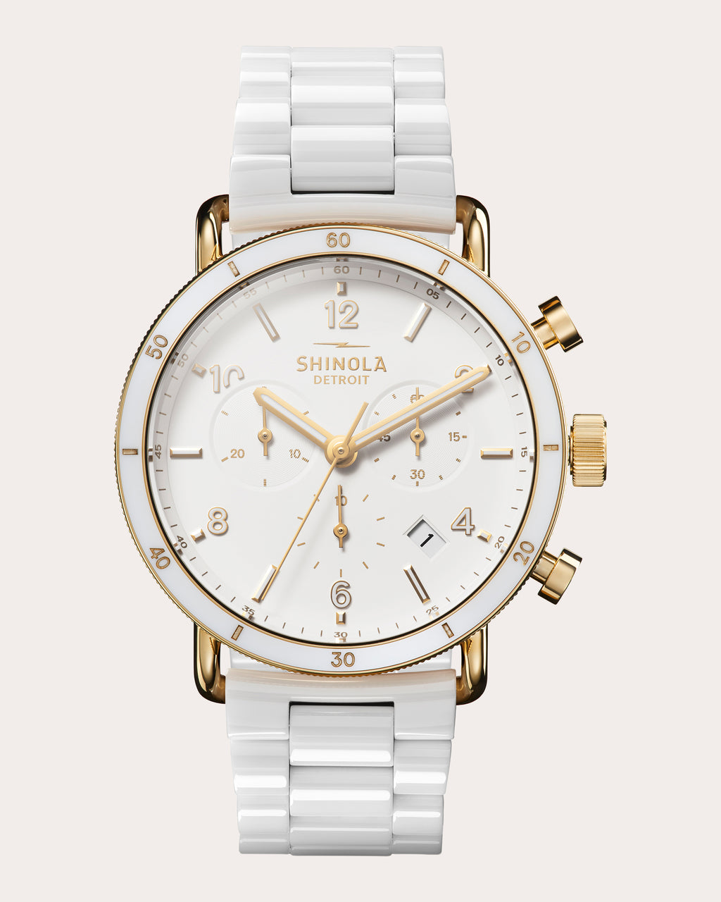 Canfield Sport 40mm Chronograph Bracelet Watch