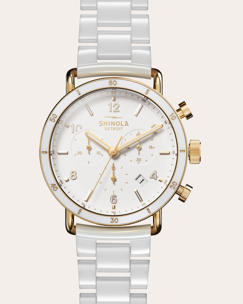 Canfield Sport 40mm Chronograph Bracelet Watch