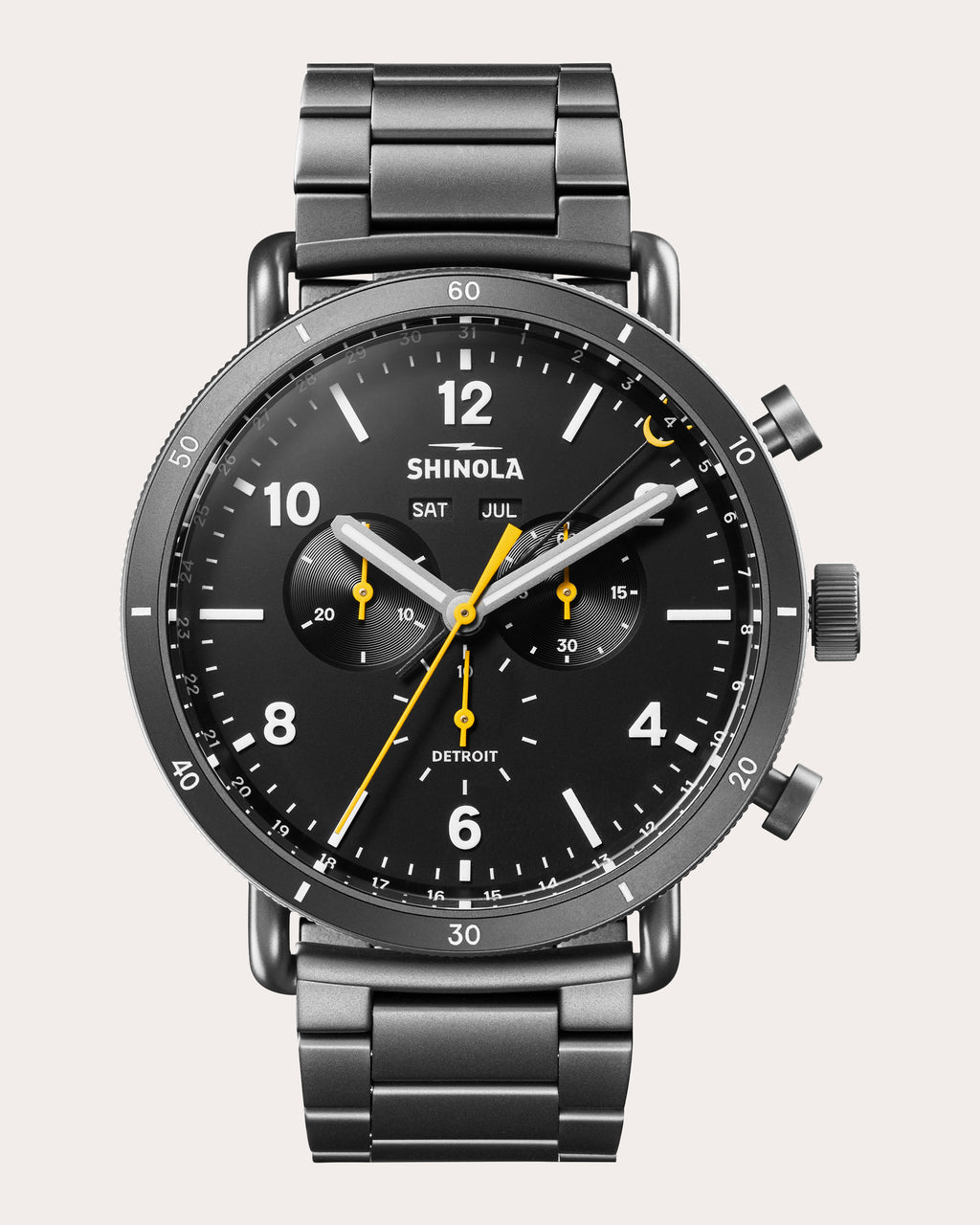 Men's Canfield Sport 45mm Chronograph Bracelet Watch