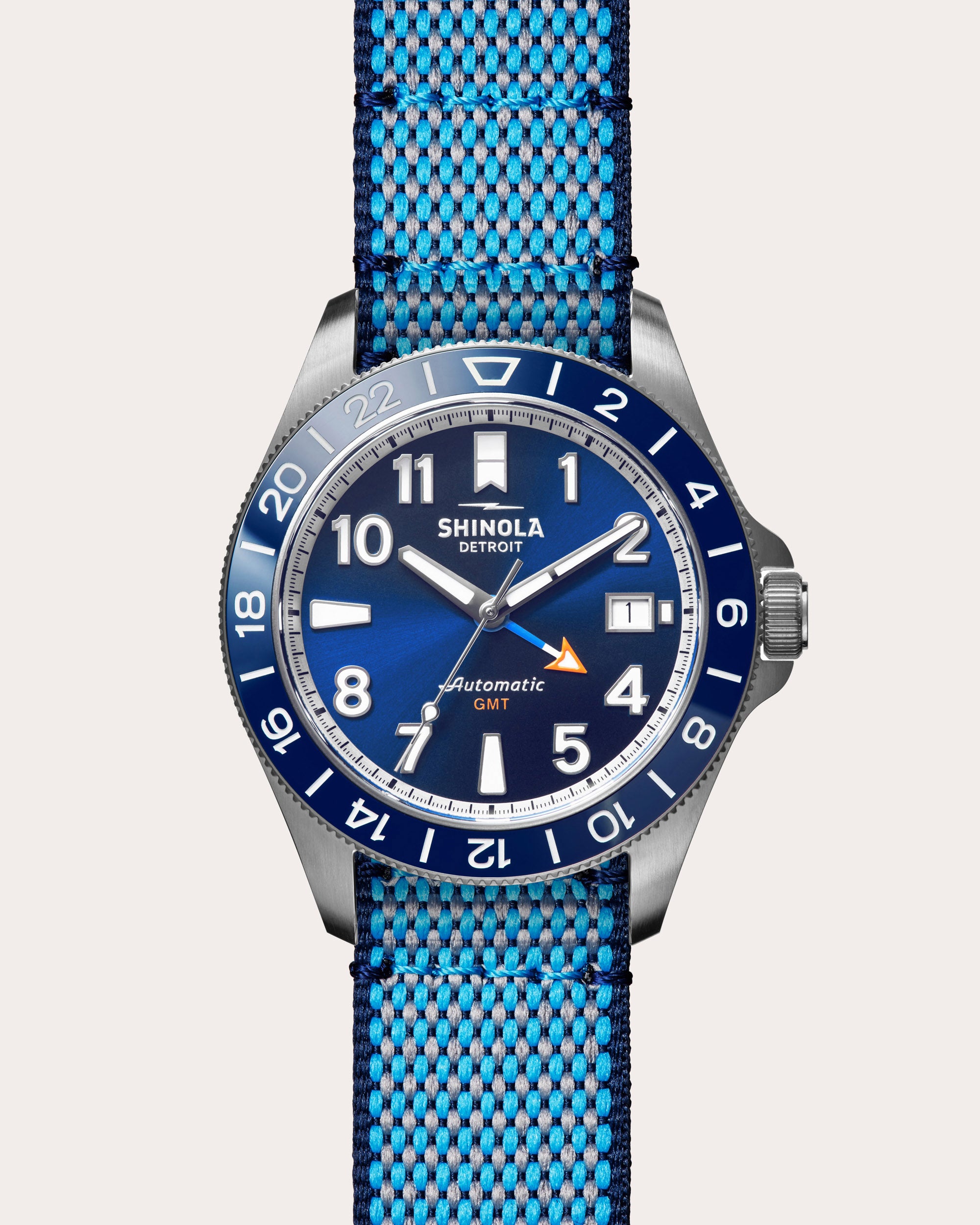 Men's Monster GMT 40mm Bracelet Watch Set