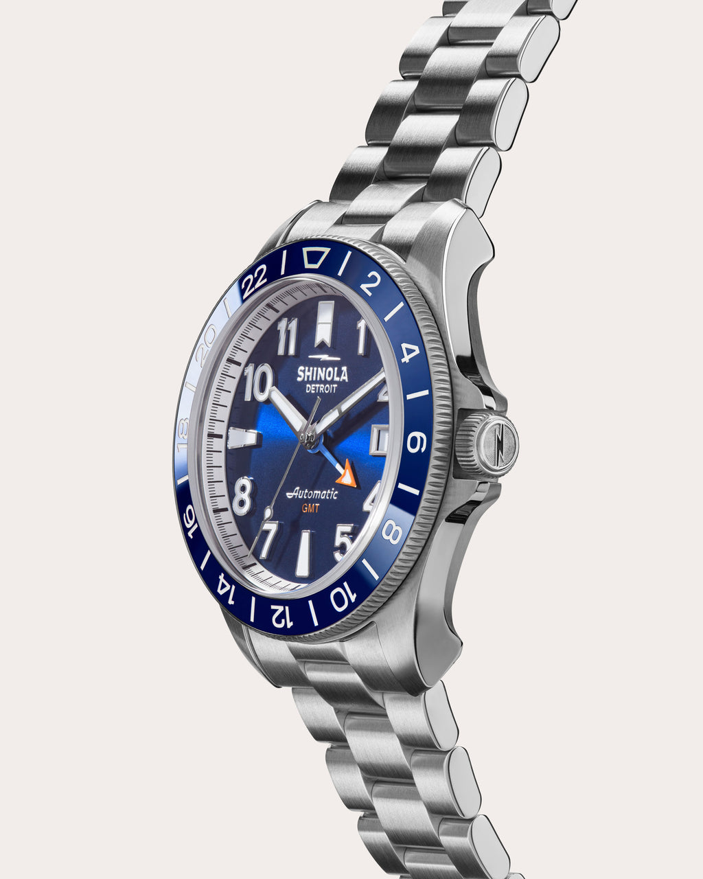 Men's Monster GMT 40mm Bracelet Watch Set