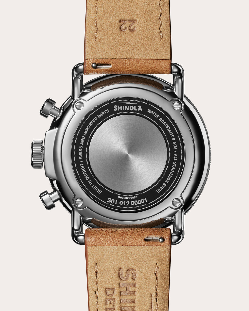 Men's Canfield C56 43mm Two-Eye Chronograph Watch