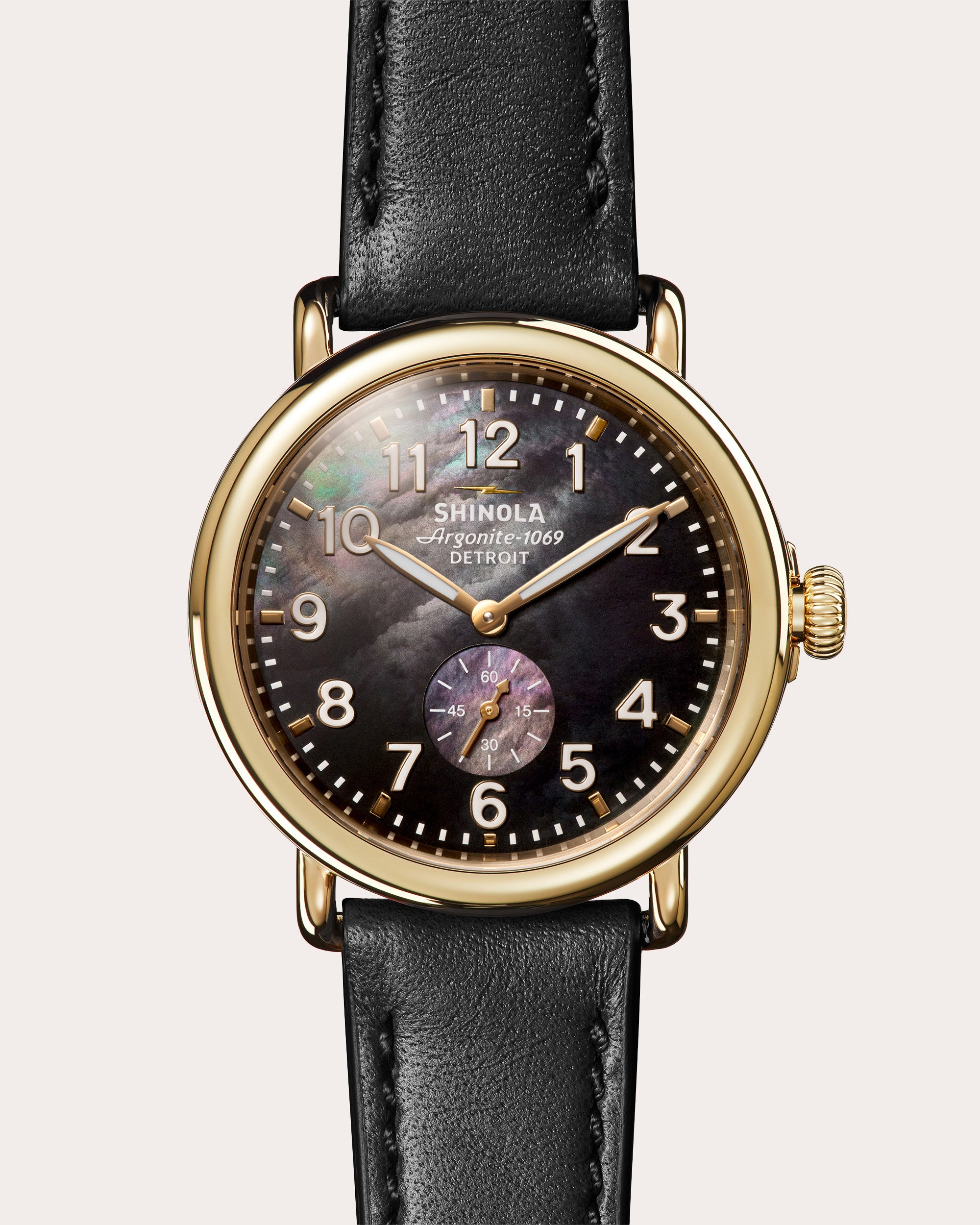 Mother of Pearl Runwell 41mm Sub-Second Watch