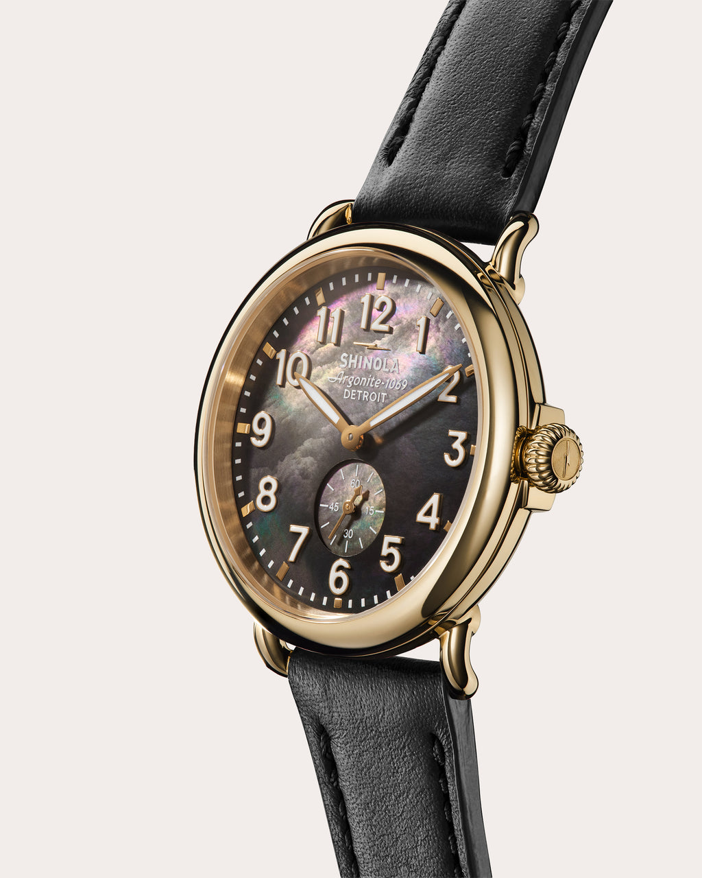 Mother of Pearl Runwell 41mm Sub-Second Watch