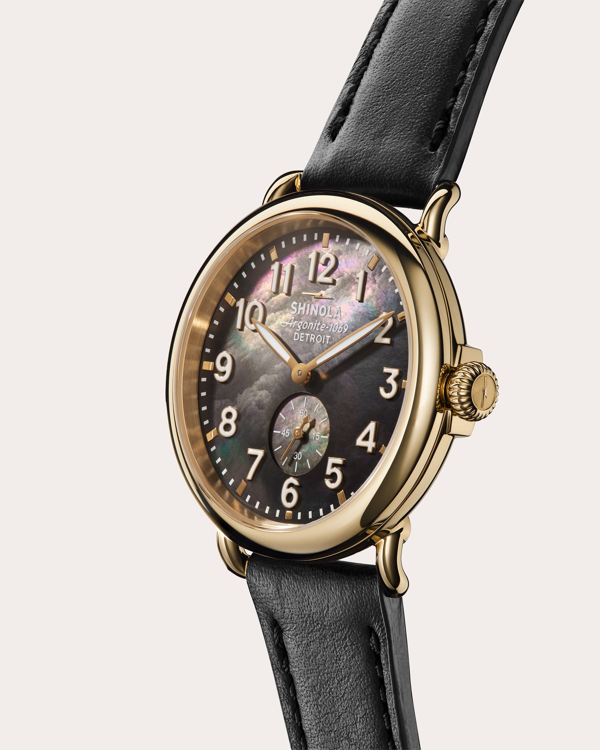 Mother of Pearl Runwell 41mm Sub-Second Watch
