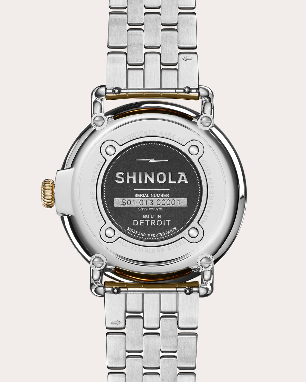 Mother of Pearl Runwell 41mm Sub-Second Watch