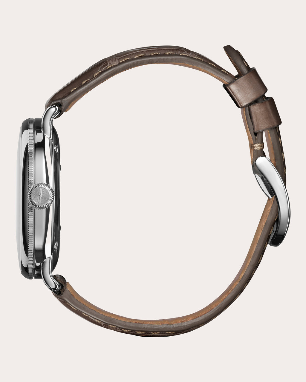 Canfield 38mm Croc Leather-Strap Watch