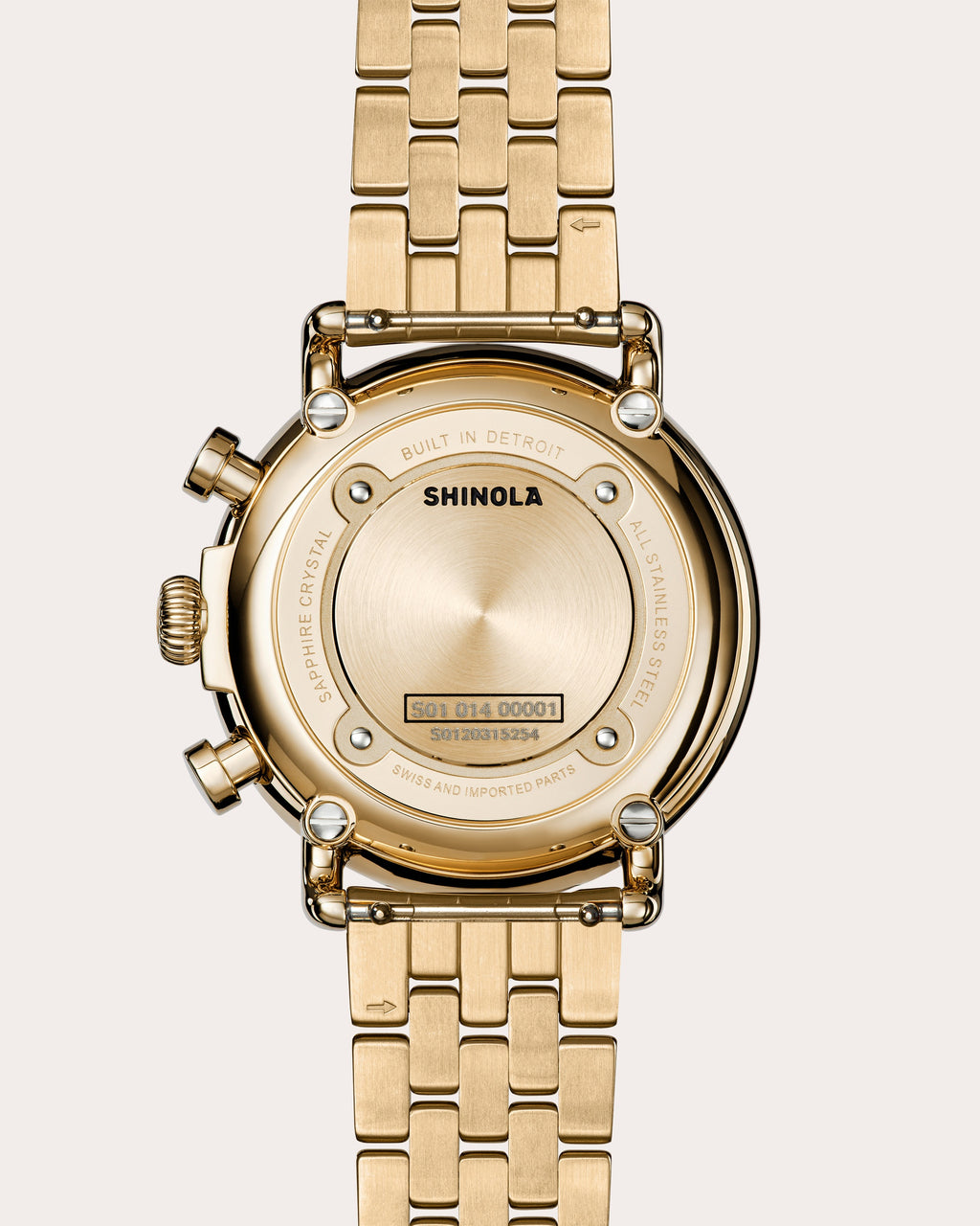 Runwell 37mm Three-Eye Chronograph Watch