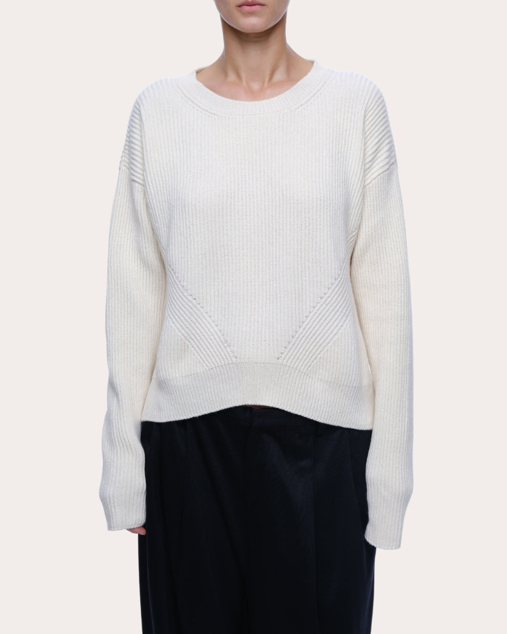 Brina Cotton Cashmere Bow Sweater