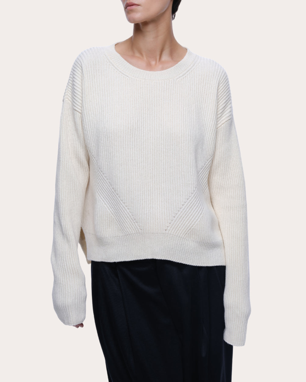 Brina Cotton Cashmere Bow Sweater