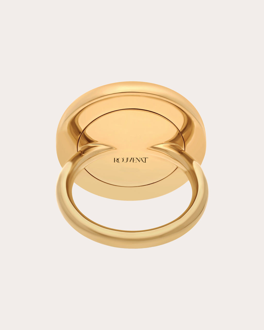 Diamond & 18k Gold Tag Ring