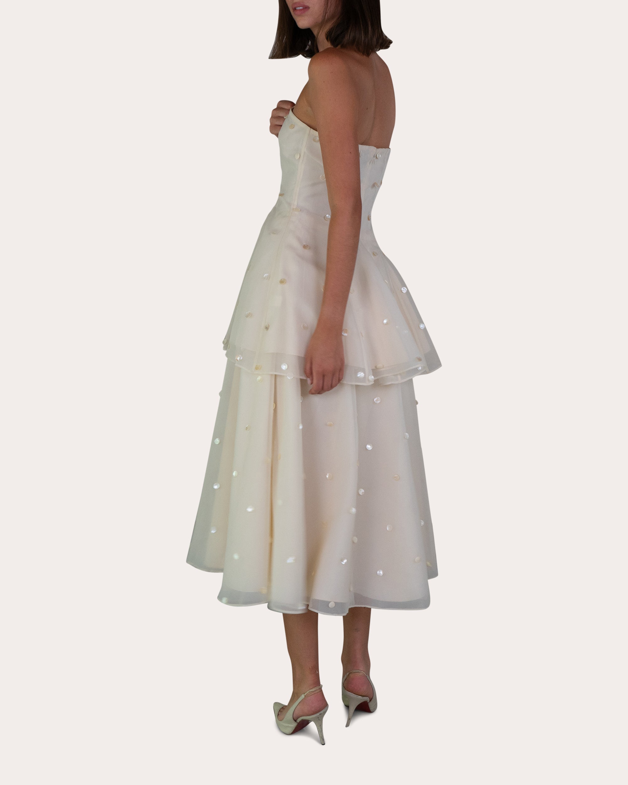 Sorcha Pearl A-Line Midi Skirt