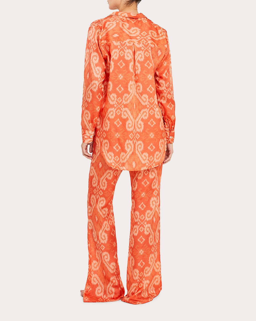 Palais des Orangers Cotton Silk Pull-On Pants