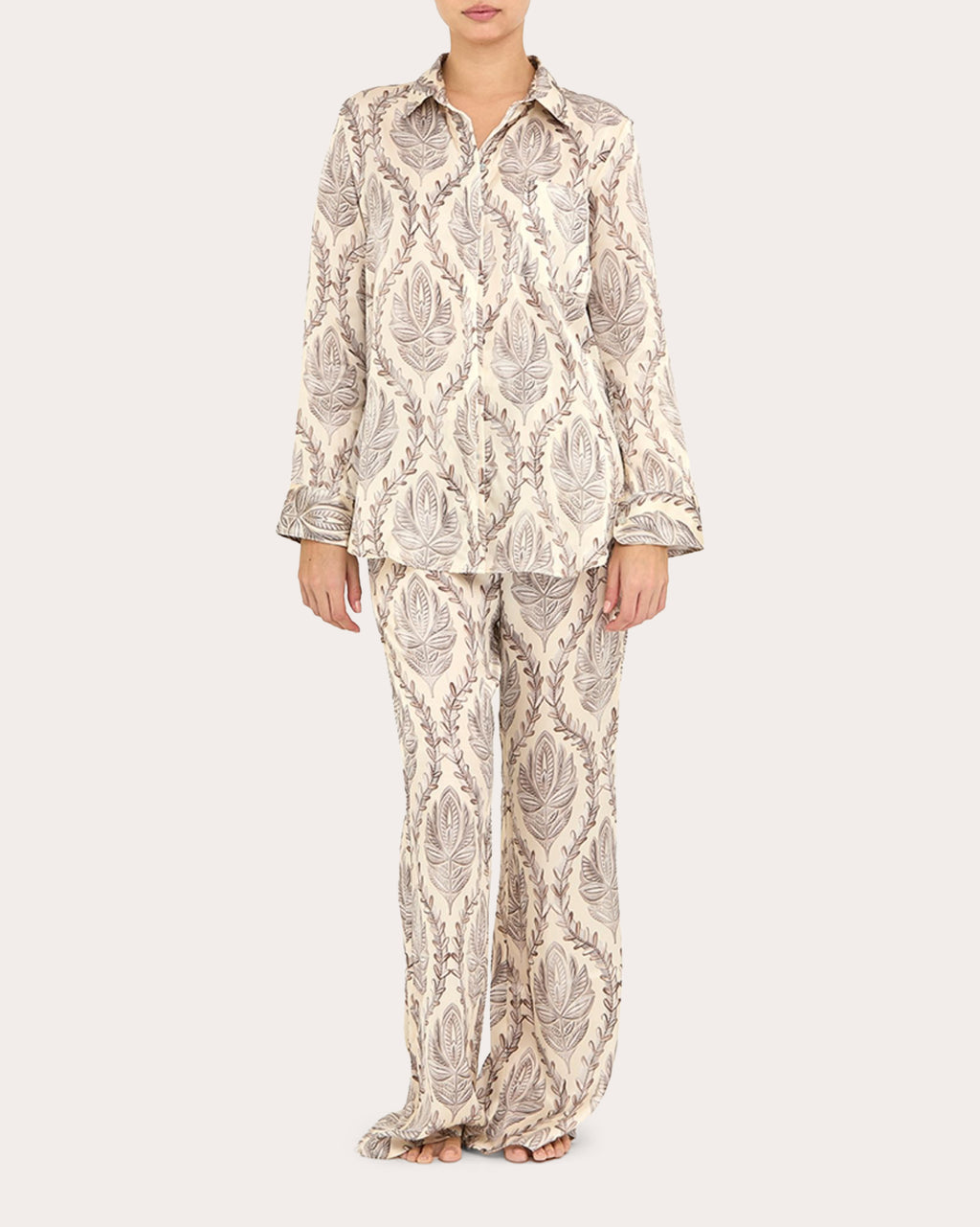 Sultana Silk Button-Up