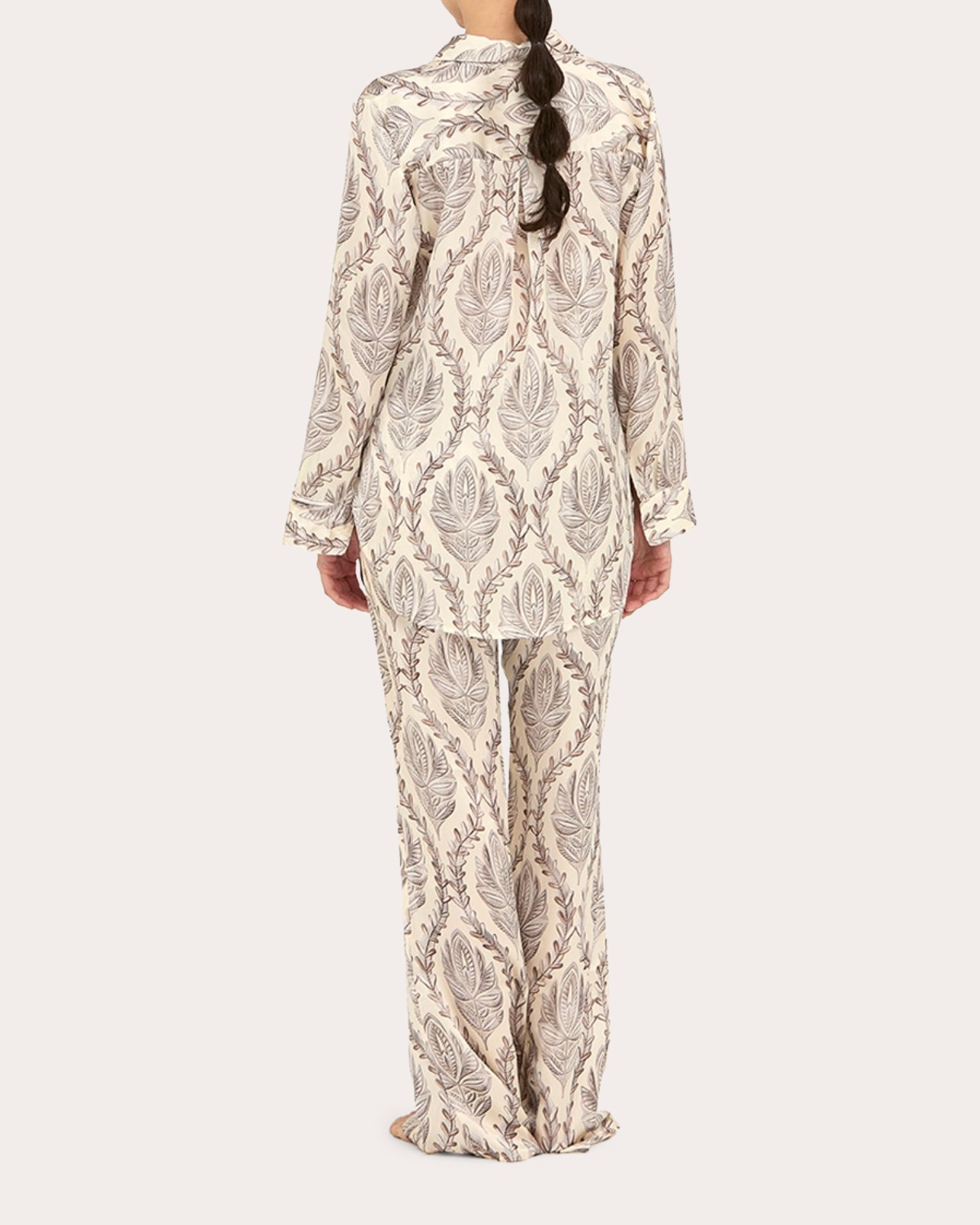 Sultana Silk Pull-On Pants