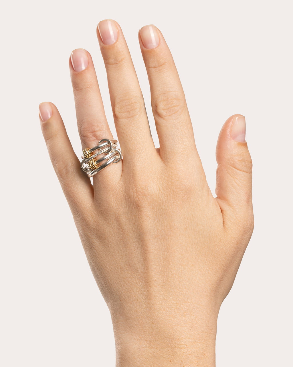 Gray Diamond Sagittarius Ring