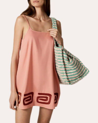 Anika Bouclé Stripe Tote Bag