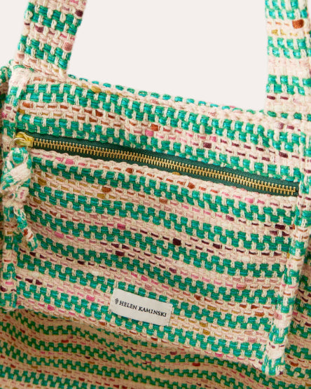 Anika Bouclé Stripe Tote Bag