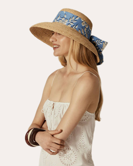 Amora Braided Raffia Sun Hat