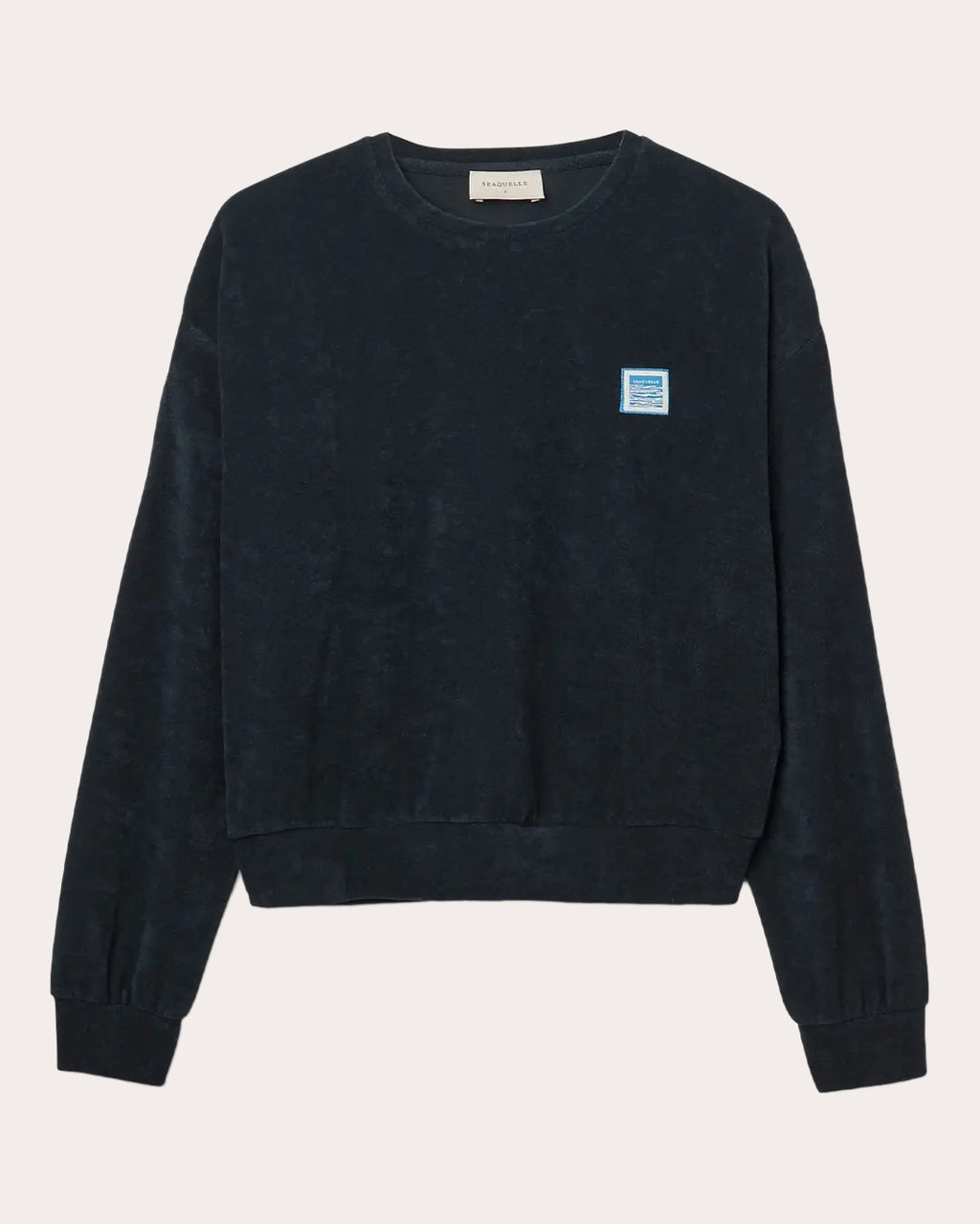Blue Terry Crewneck