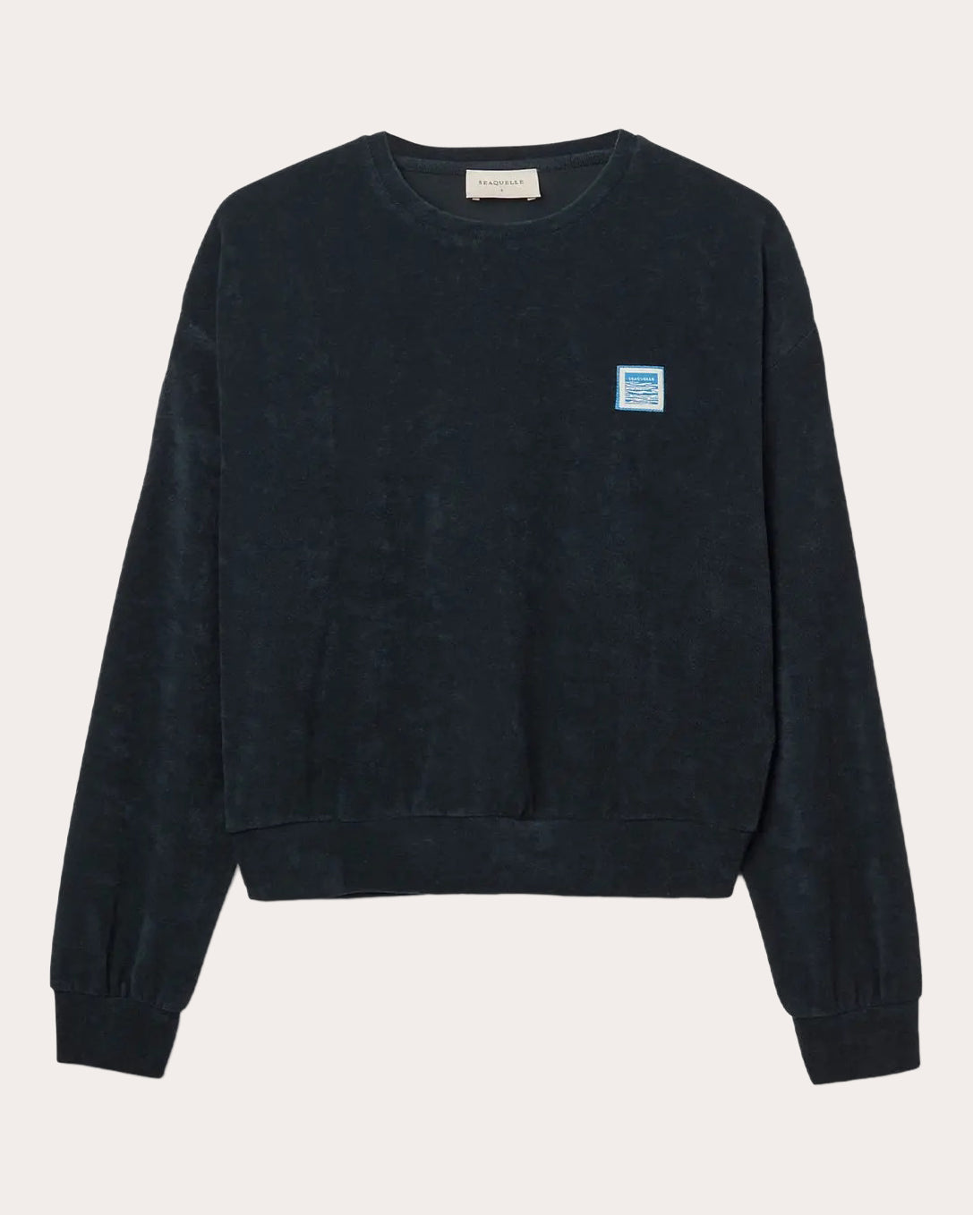 Blue Terry Crewneck