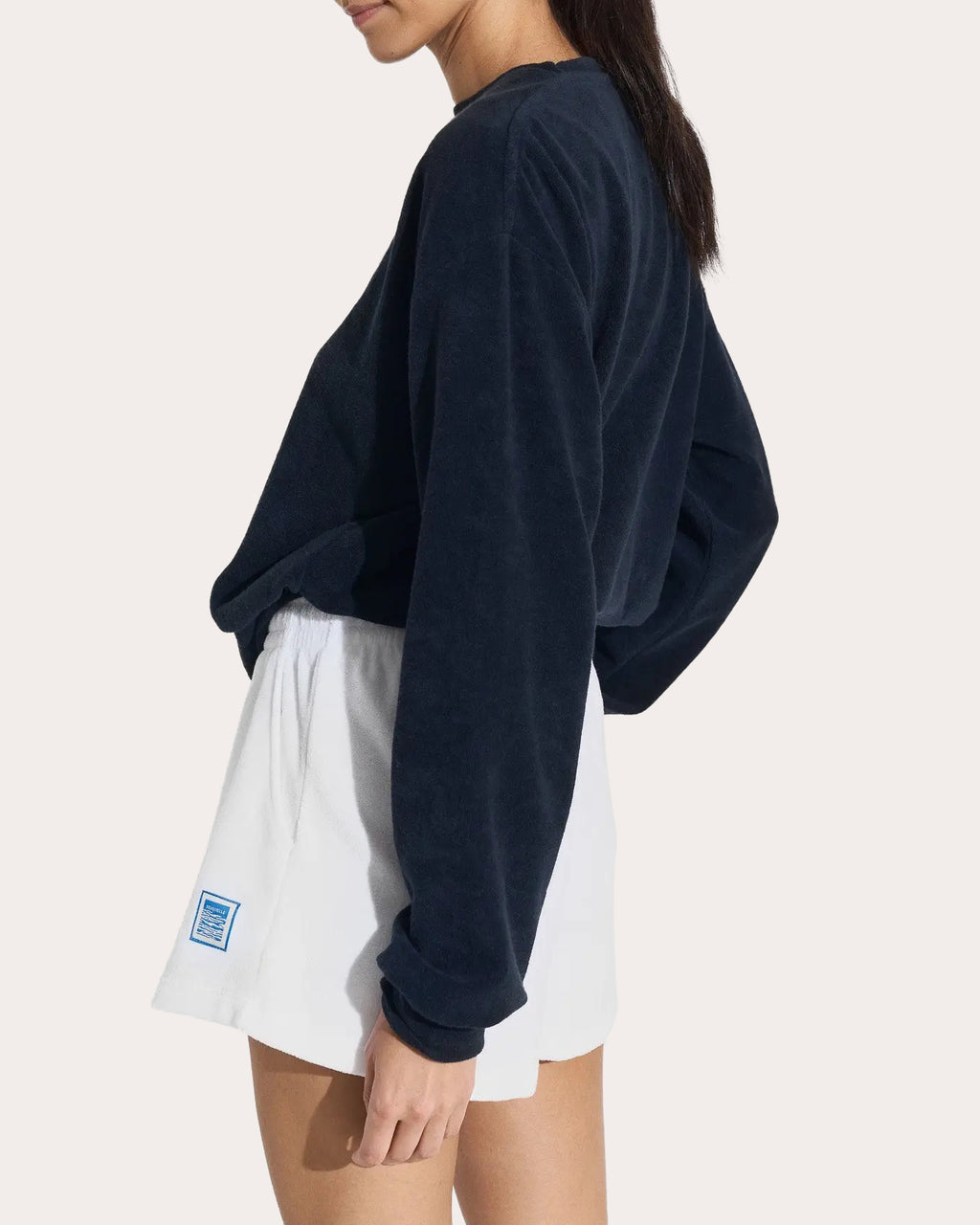 Blue Terry Crewneck