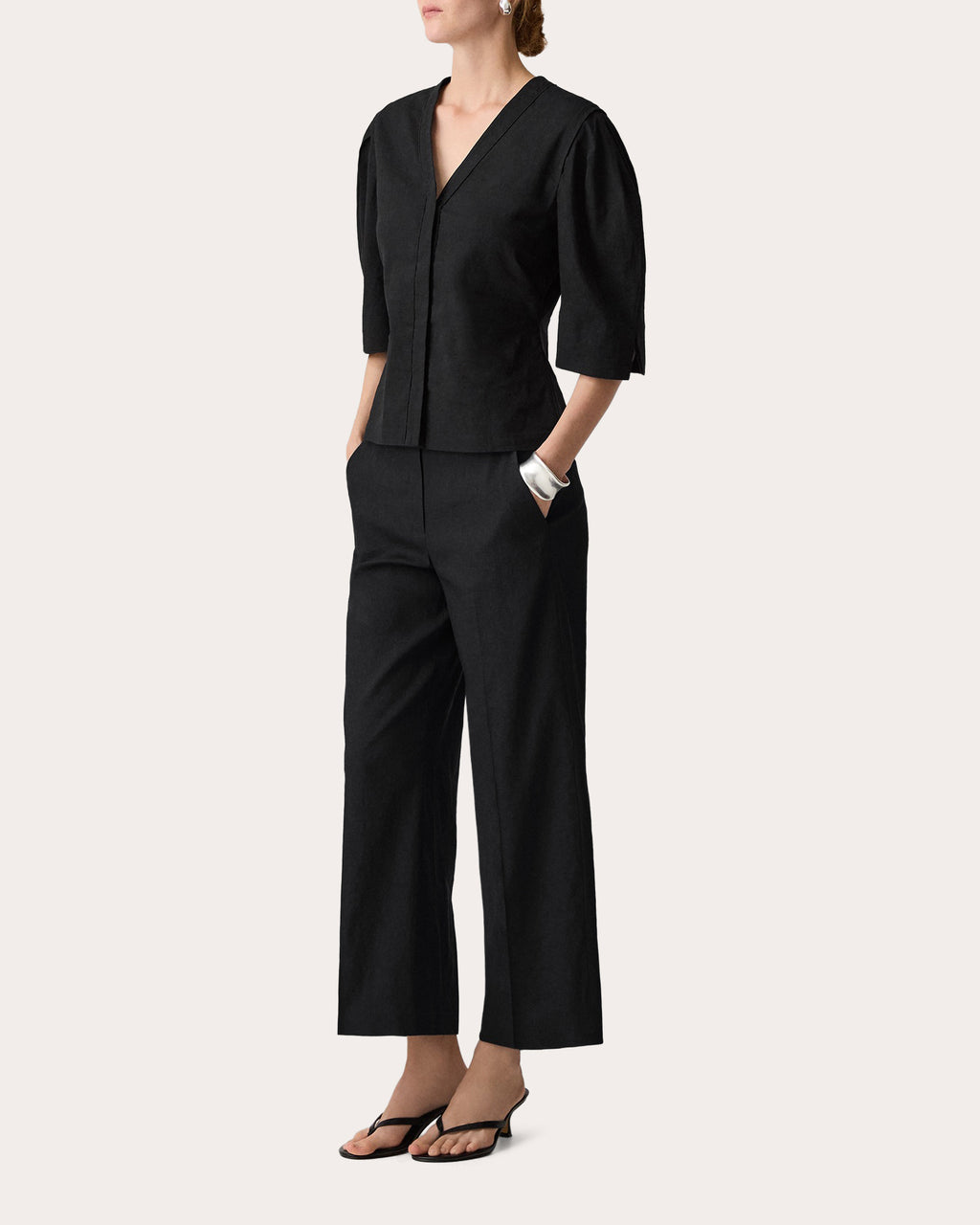 Good Linen Classic Relaxed Trousers