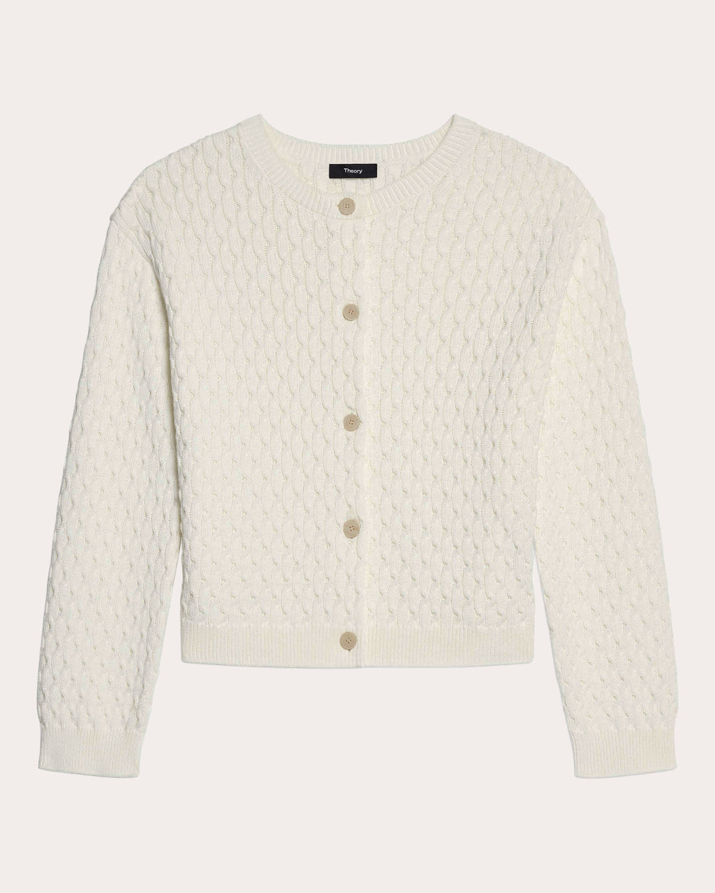 Organic Cotton Cable Knit Cardigan