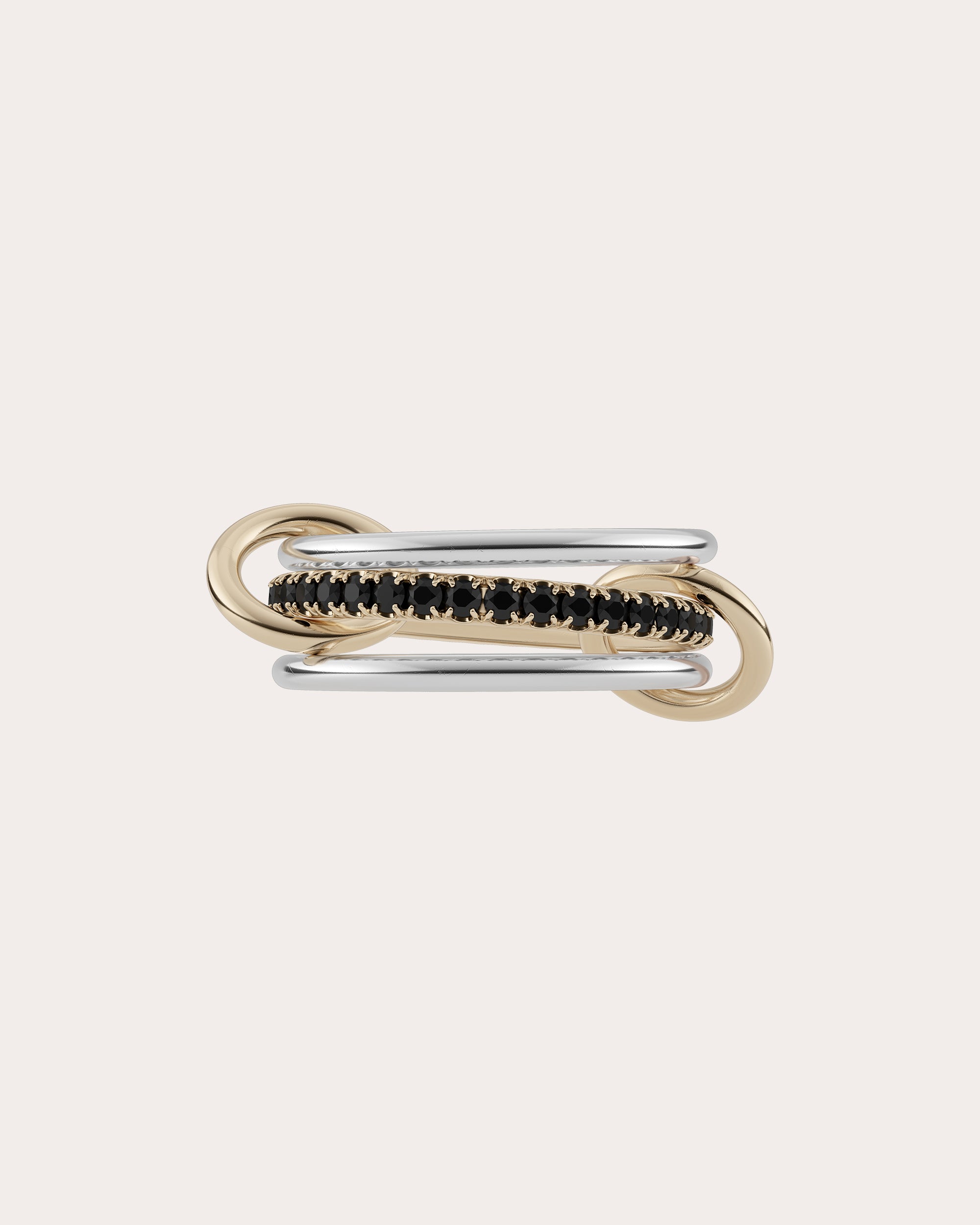 Black Diamond Two-Tone Tigris Ring