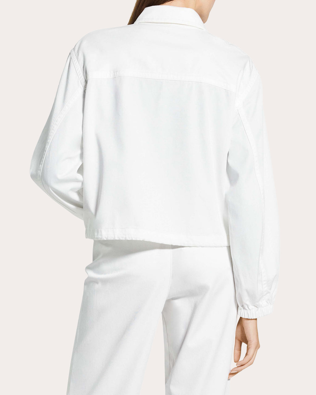 Relaxed Cotton Flyer Blouson Jacket