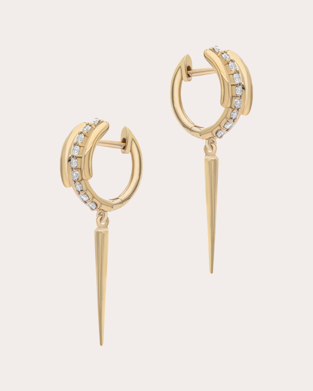 Diamond & 14k Gold Ethereal Venetian Drop Earrings