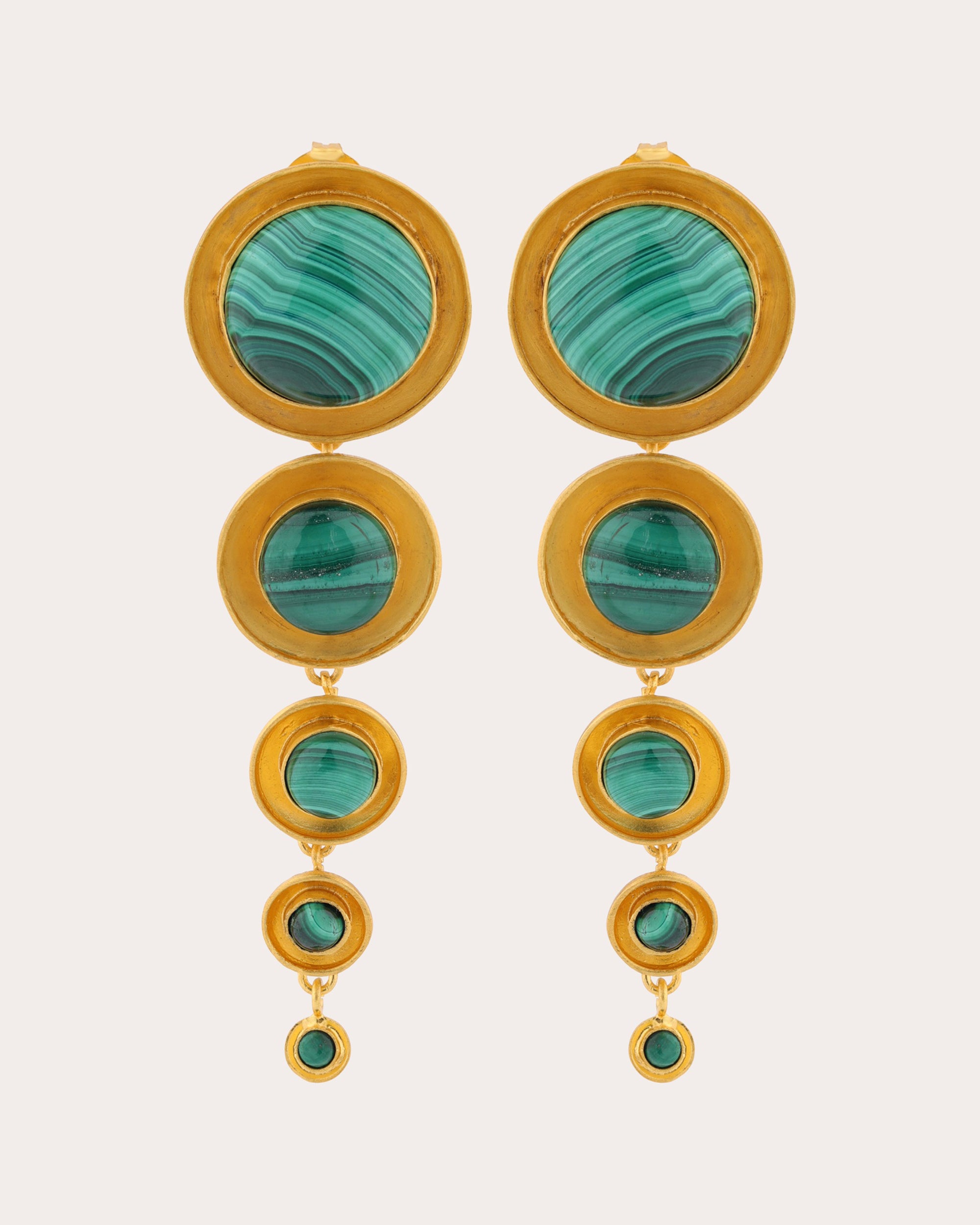 Malachite Vida Drop Earrings