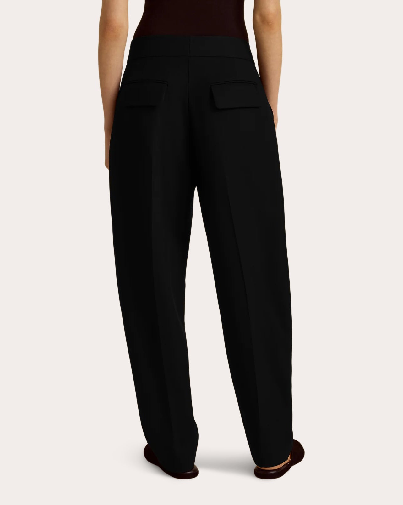 Tailored Wool Cocoon Trousers