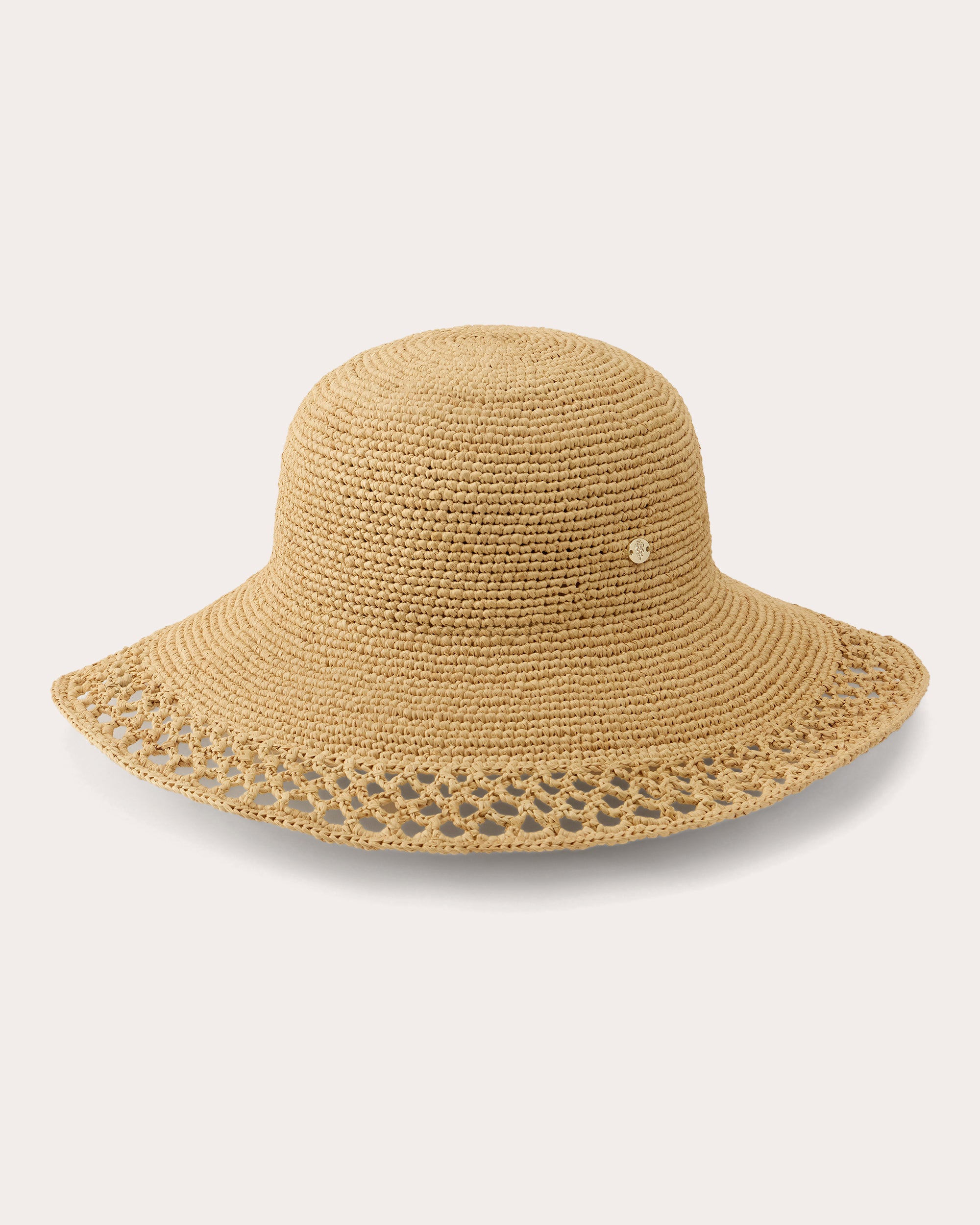 Zuri Crocheted Raffia Sun Hat