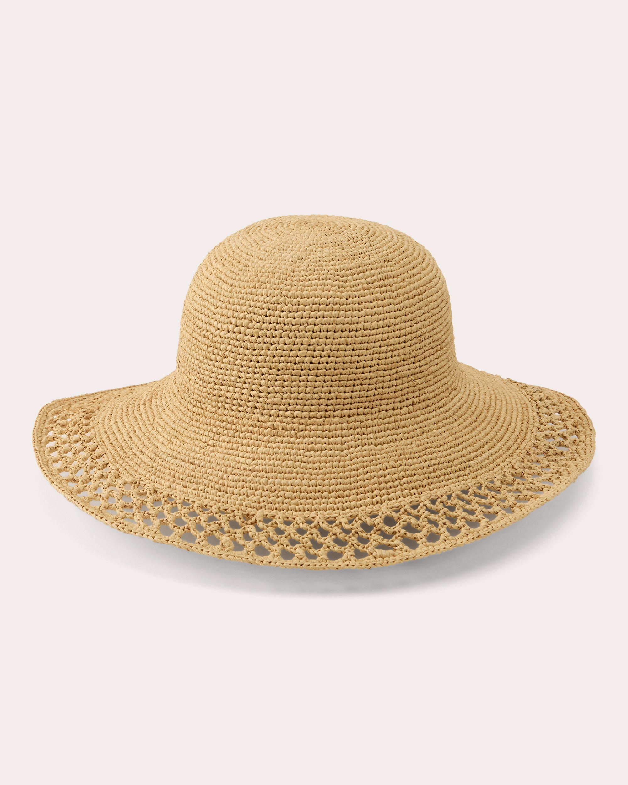 Zuri Crocheted Raffia Sun Hat