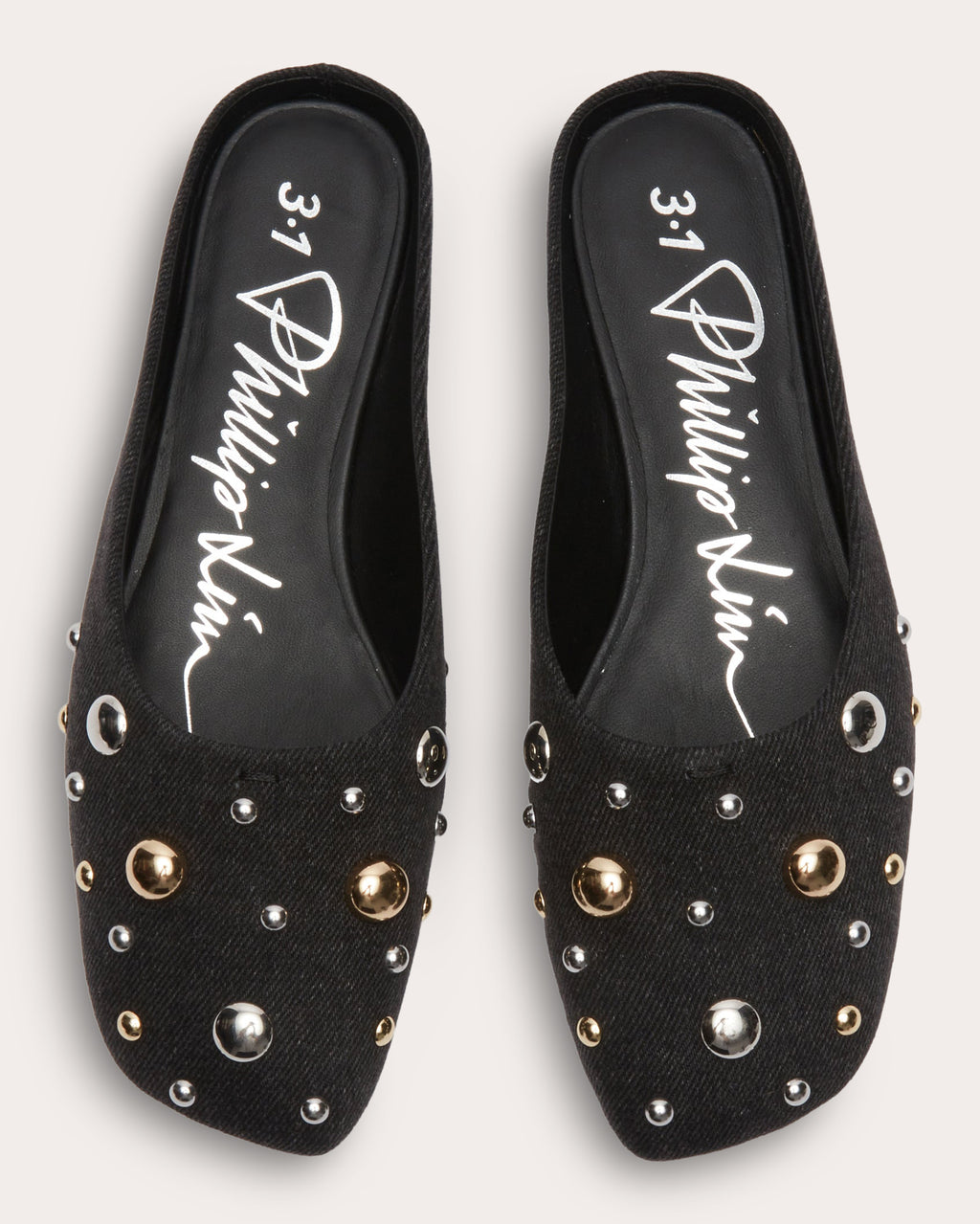 ID Studded Flat Mule